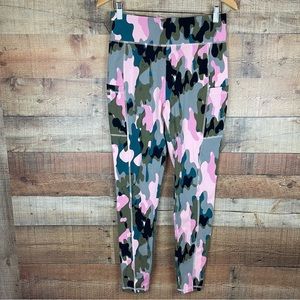 LOGO by Lori Goldstein Pink Camo Leggings Women’s Size XS